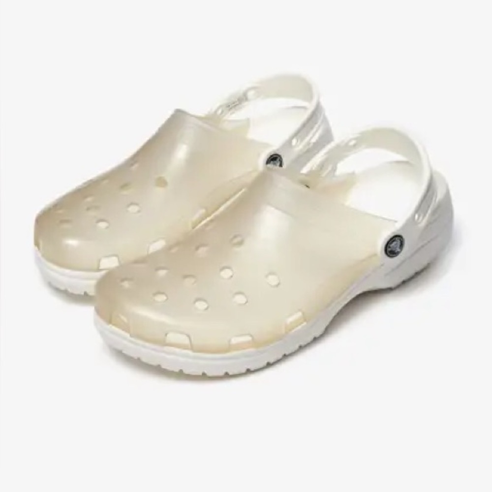 Crocs Clear White Clogs
